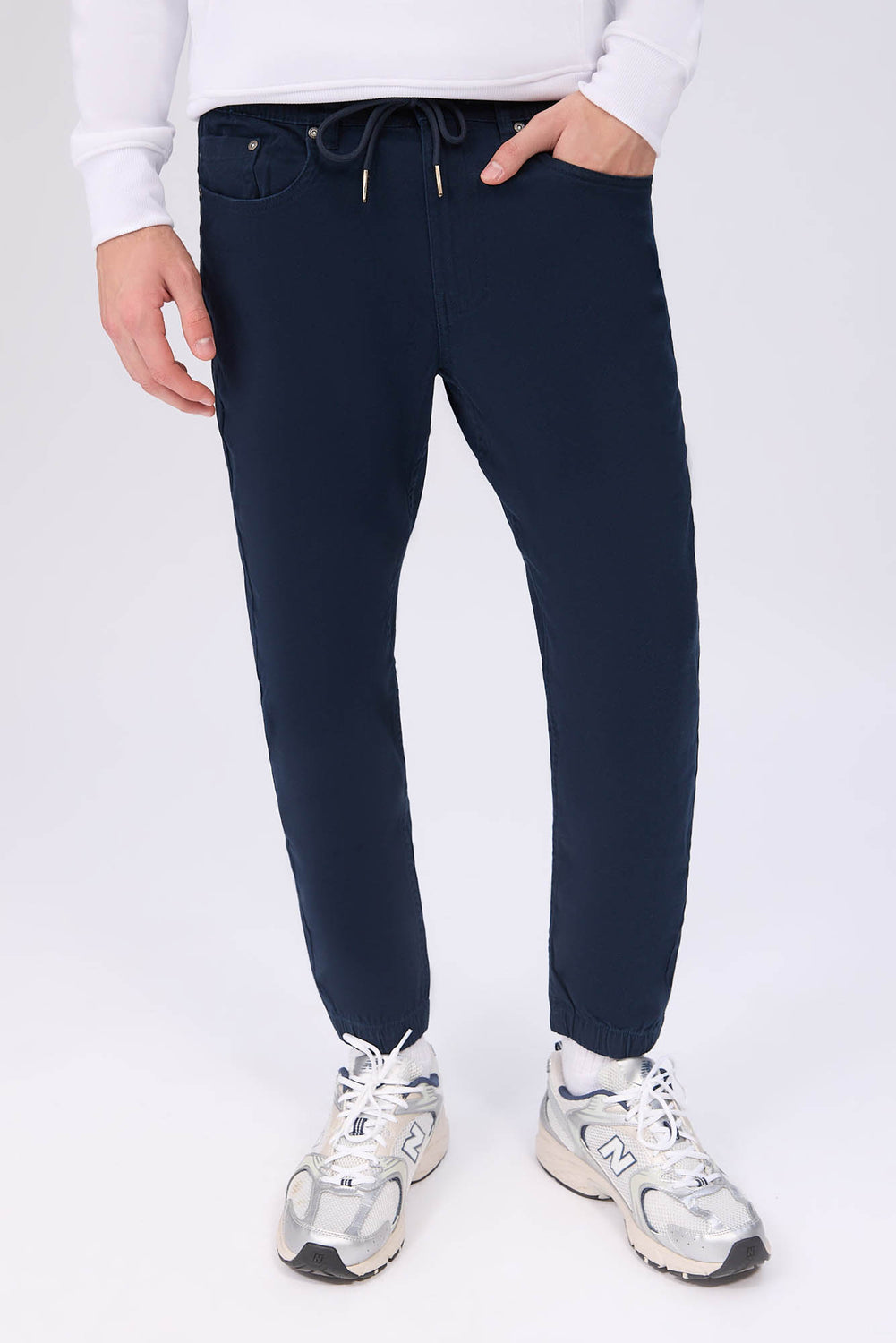 Jogger en sergé basique Arsenic Homme Jogger en sergé basique Arsenic Homme