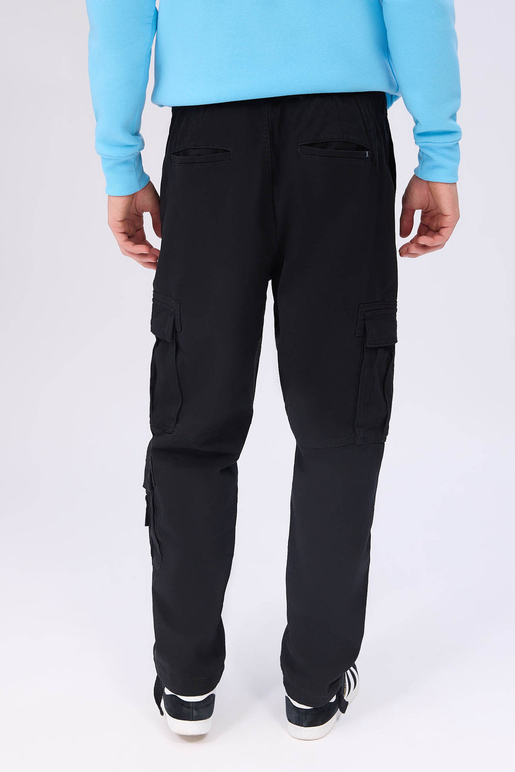 Pantalon cargo en sergé Arsenic homme Pantalon cargo en sergé Arsenic homme