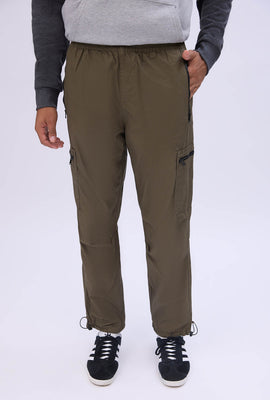 Arsenic Mens Poplin Zipper Cargo Pant