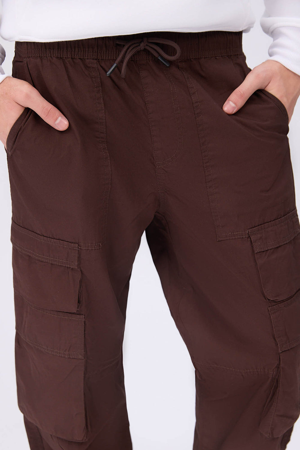 Pantalon cargo en popeline Arsenic homme Pantalon cargo en popeline Arsenic homme