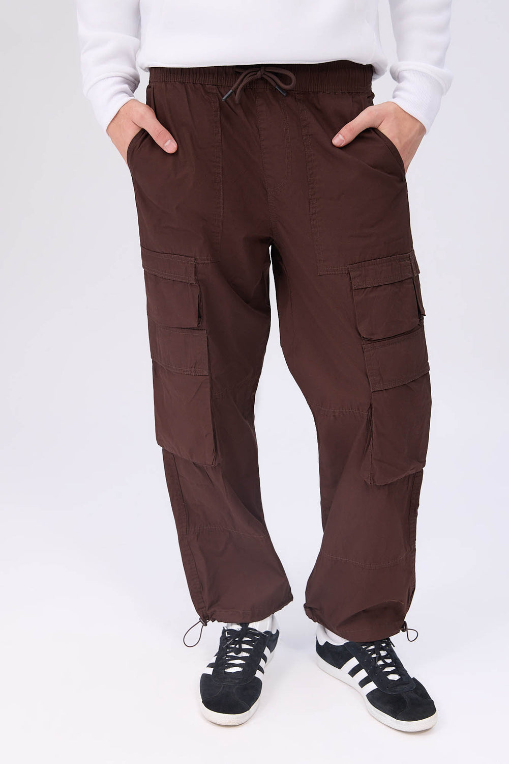 Pantalon cargo en popeline Arsenic homme Pantalon cargo en popeline Arsenic homme