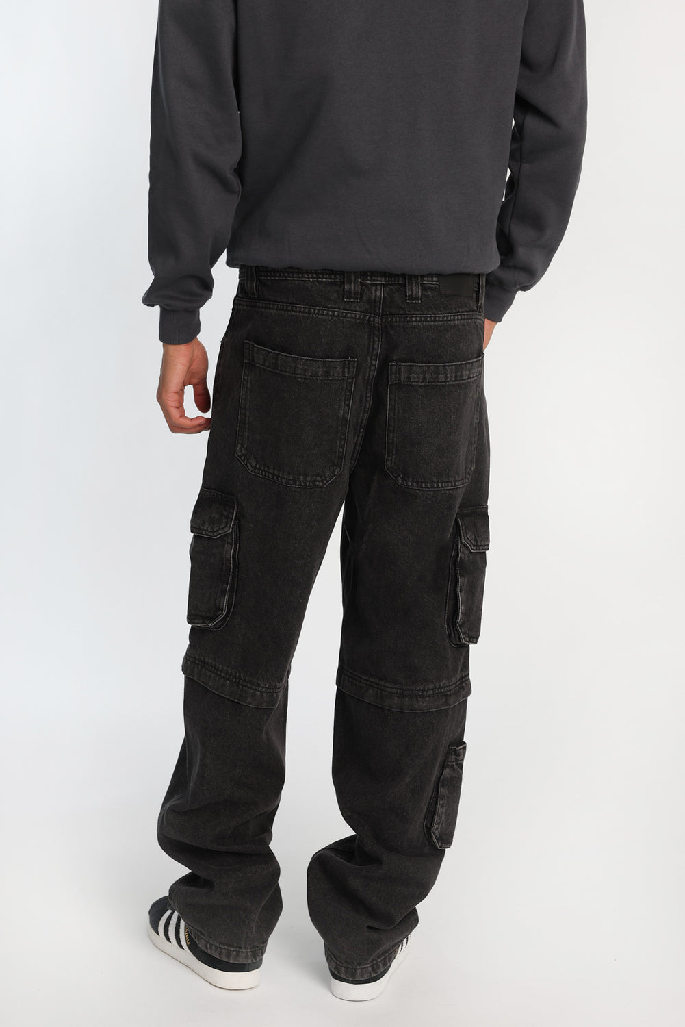 Jean cargo à jambe faux convertible Jean cargo à jambe faux convertible - West49