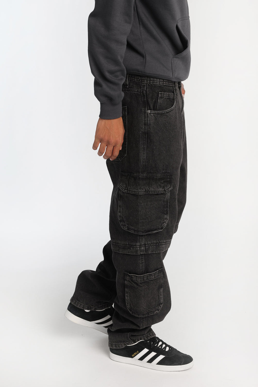 Faux Convertible Cargo Jeans Faux Convertible Cargo Jeans