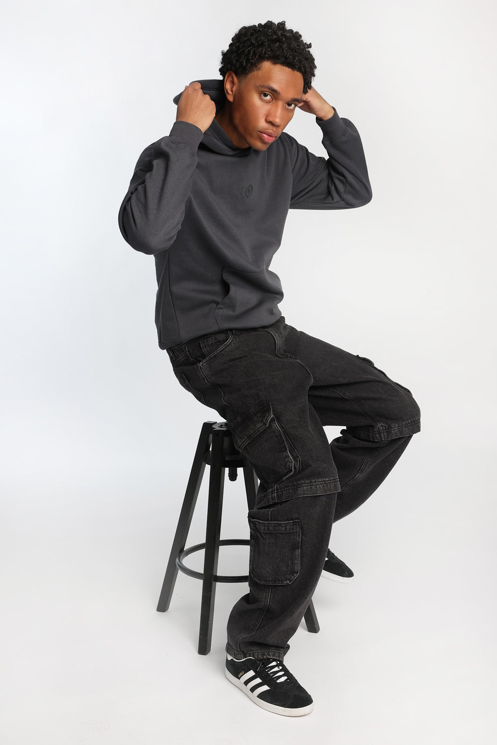 Jean cargo à jambe faux convertible Jean cargo à jambe faux convertible - West49