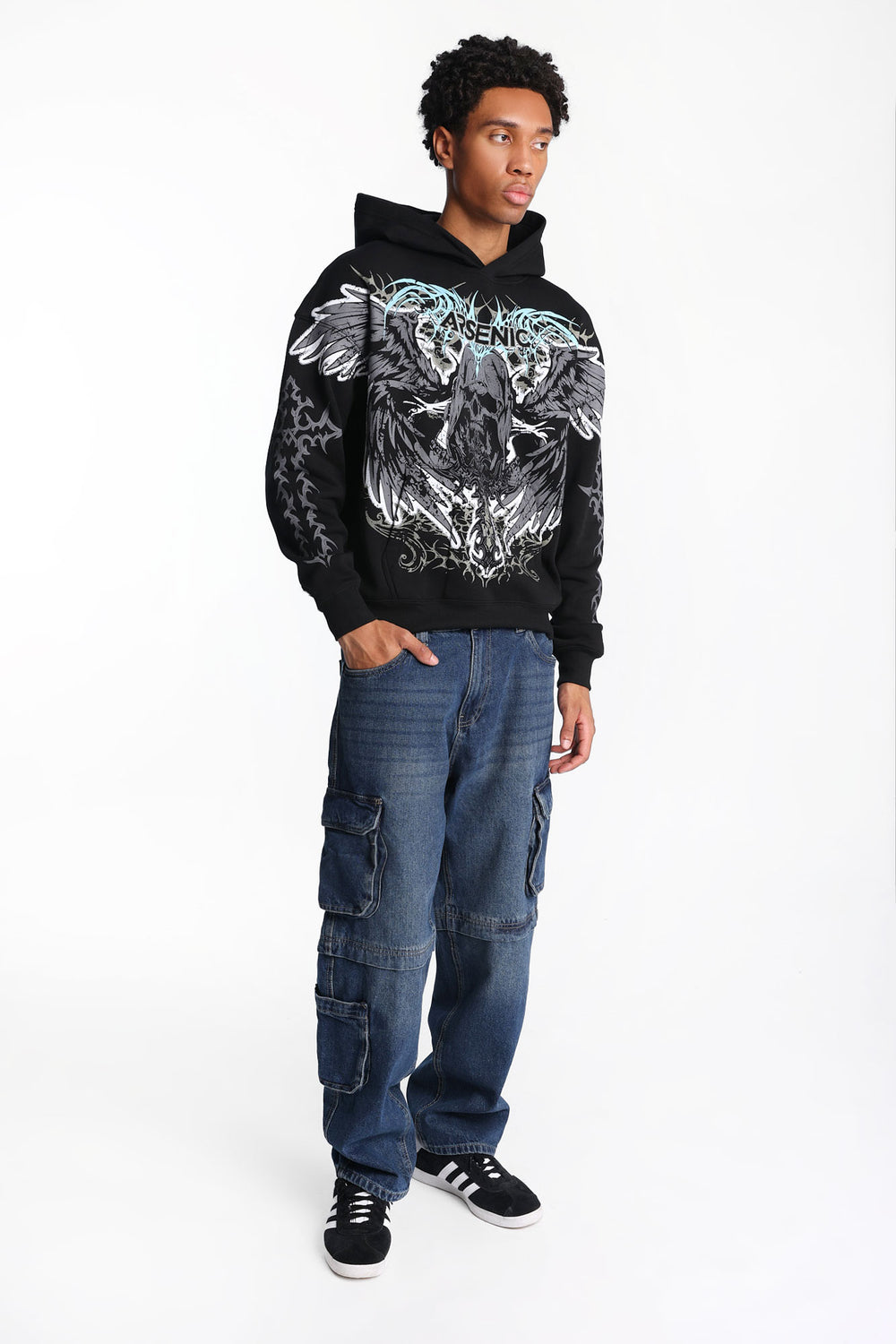 Jean cargo à jambe faux convertible Jean cargo à jambe faux convertible - West49