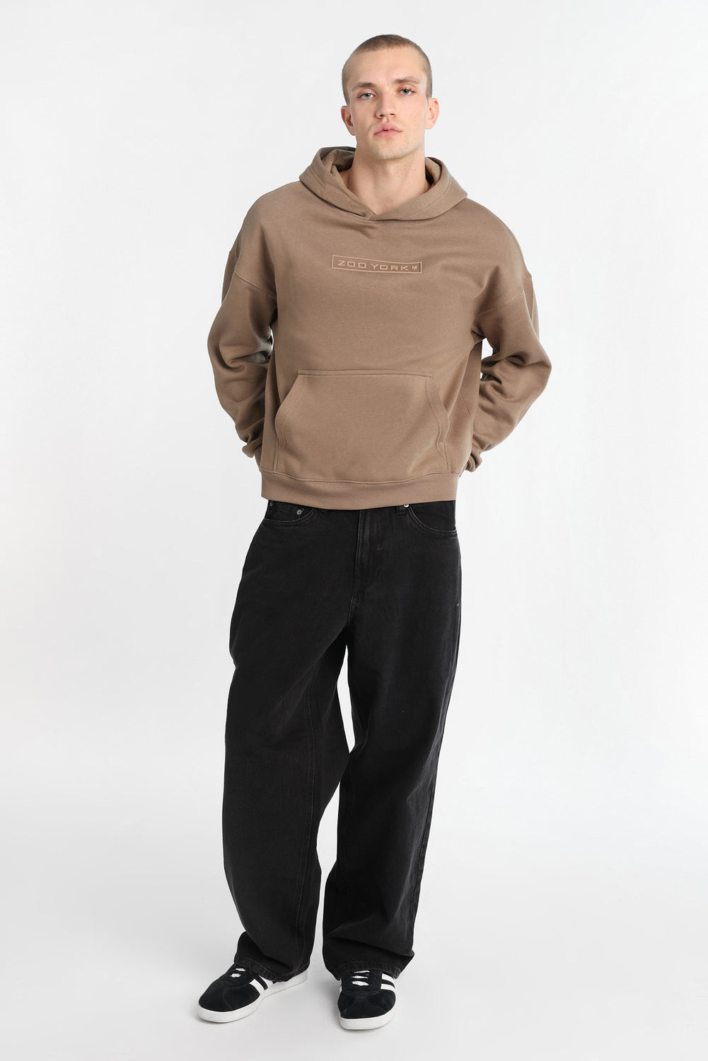 Jean ample délavé noir homme Jean ample délavé noir homme