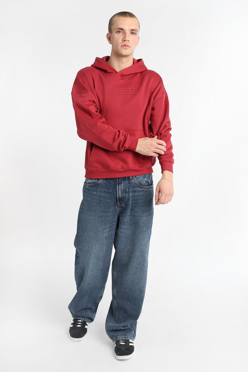 Jean ample délavé foncé homme Jean ample délavé foncé homme - West49