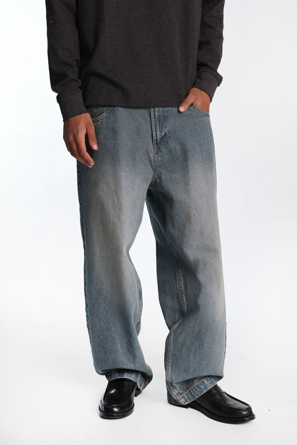 Baggy Skater Embroidered Jeans Baggy Skater Embroidered Jeans