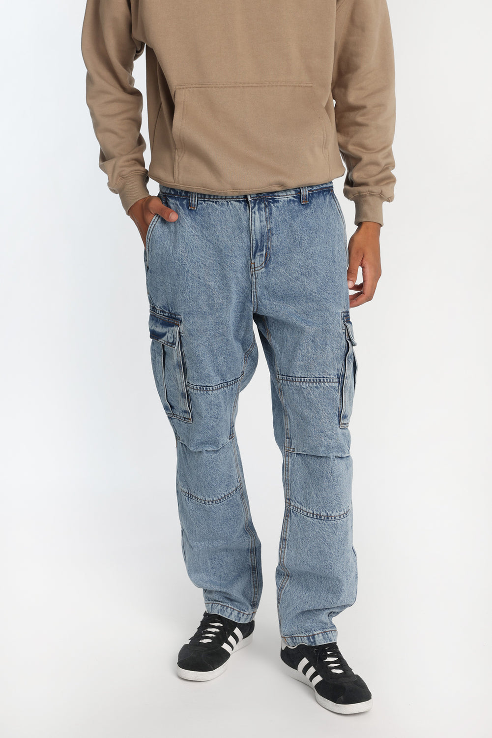 Light Stonewash Cargo Jeans Light Stonewash Cargo Jeans