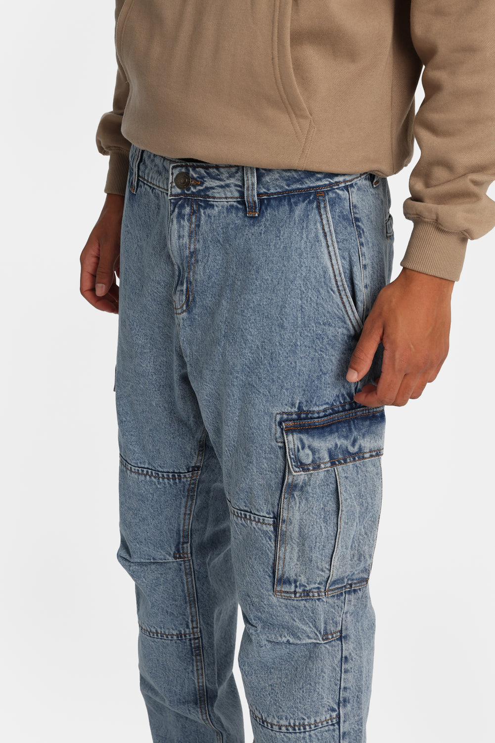 Light Stonewash Cargo Jeans Light Stonewash Cargo Jeans