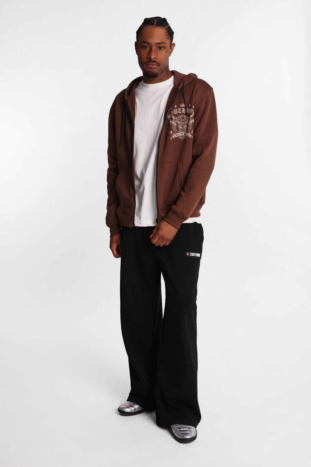 Southpole Gothic Tiger Zip-Up Hoodie Southpole Gothic Tiger Zip-Up Hoodie