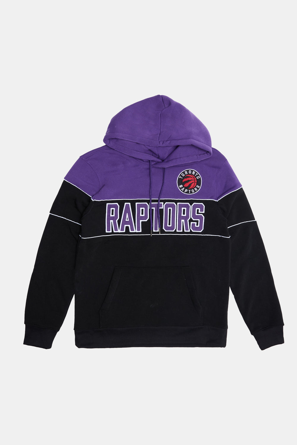 Mens Toronto Raptors Colour Block Hoodie Mens Toronto Raptors Colour Block Hoodie