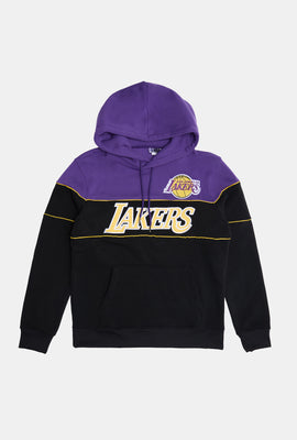 Mens LA Lakers Colour Block Hoodie