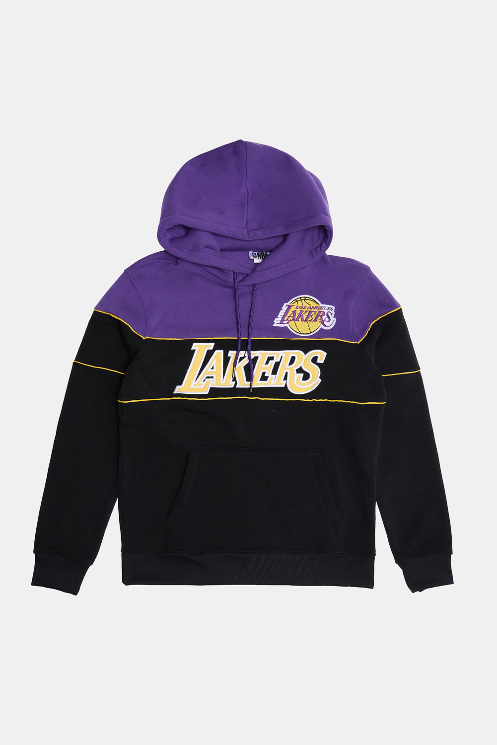 Haut à capuchon bicolore LA Lakers homme Haut à capuchon bicolore LA Lakers homme