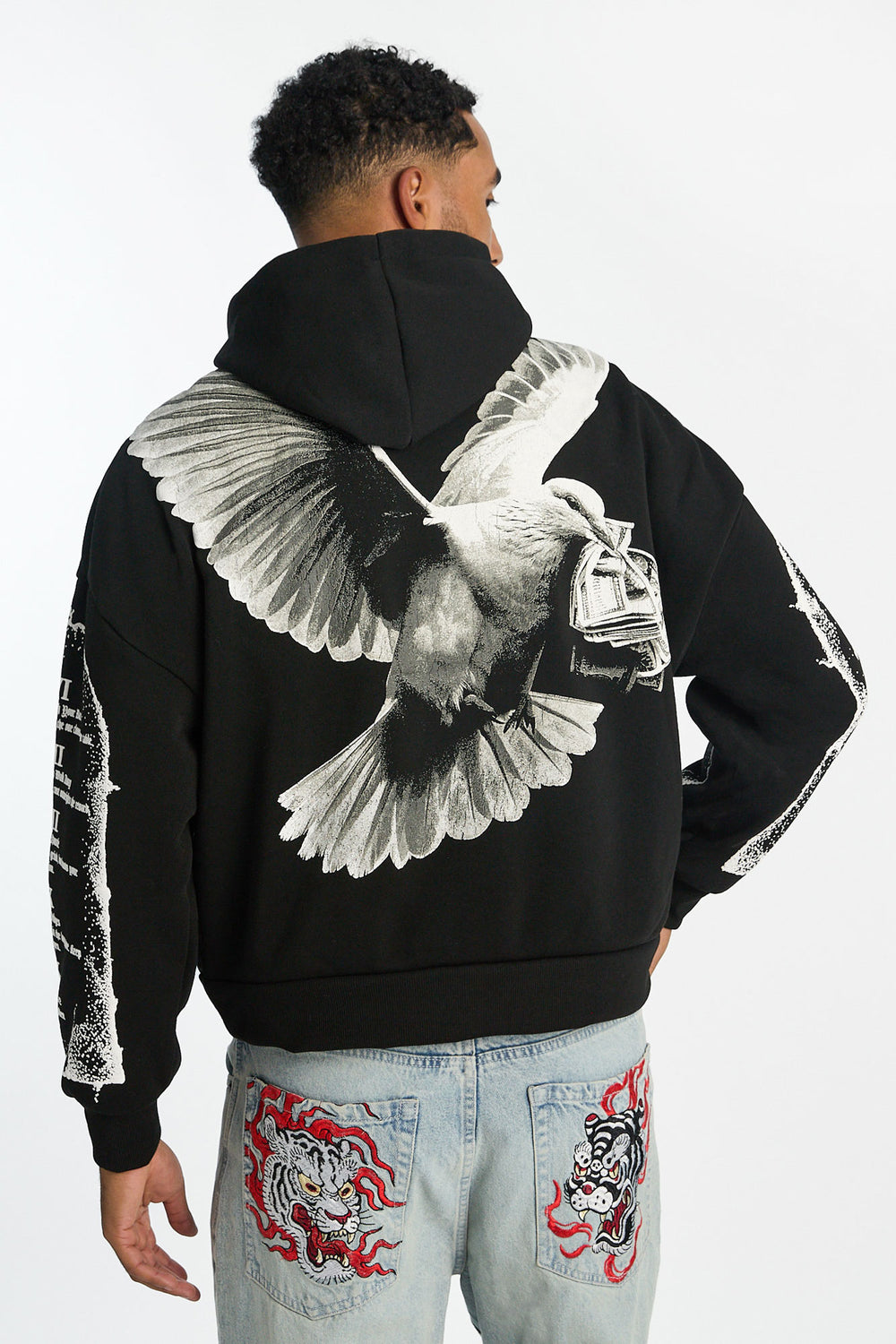Mens Crooks & Castles Trust Money Hoodie Mens Crooks & Castles Trust Money Hoodie