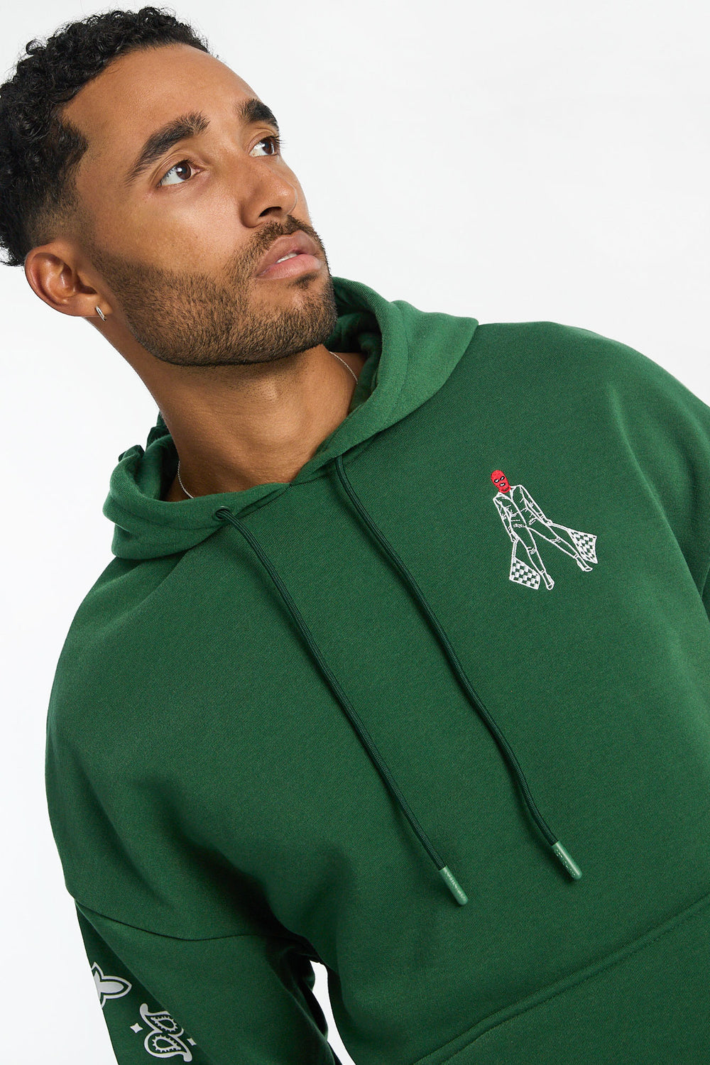 Haut à capuchon imprimé course Crooks & Castles homme Haut à capuchon imprimé course Crooks & Castles homme
