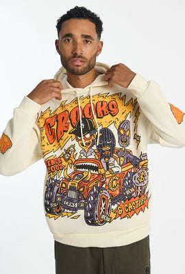 Haut à capuchon imprimé Crooks & Castles homme