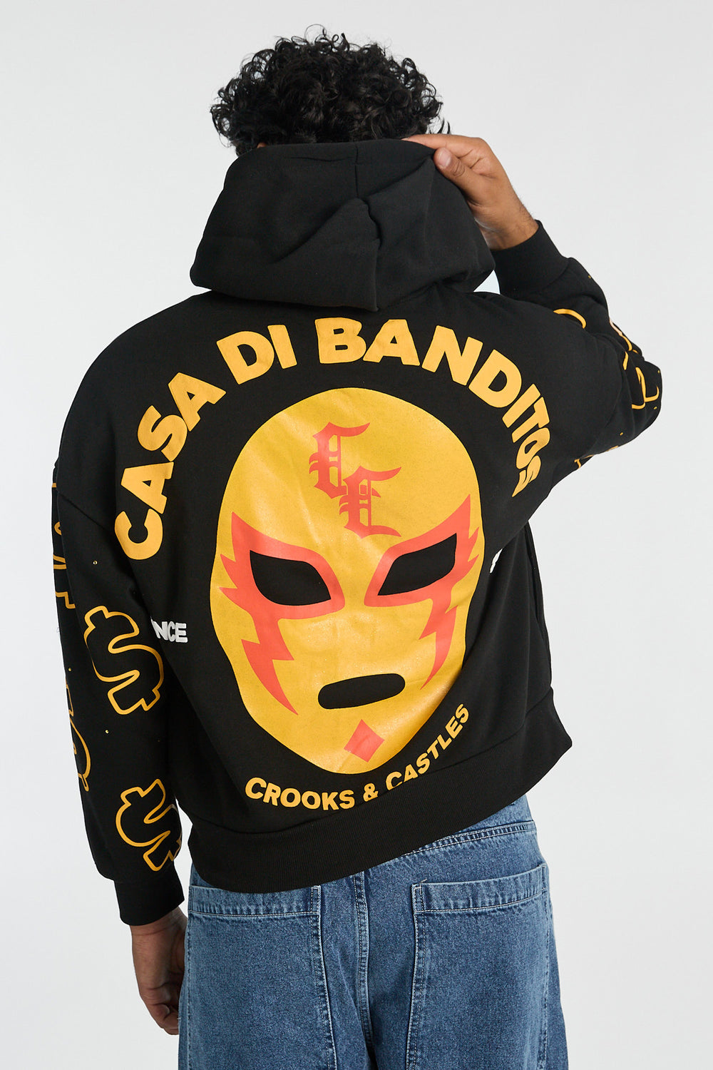 Haut à capuchon imprimé Luchador Crooks & Castles homme Haut à capuchon imprimé Luchador Crooks & Castles homme