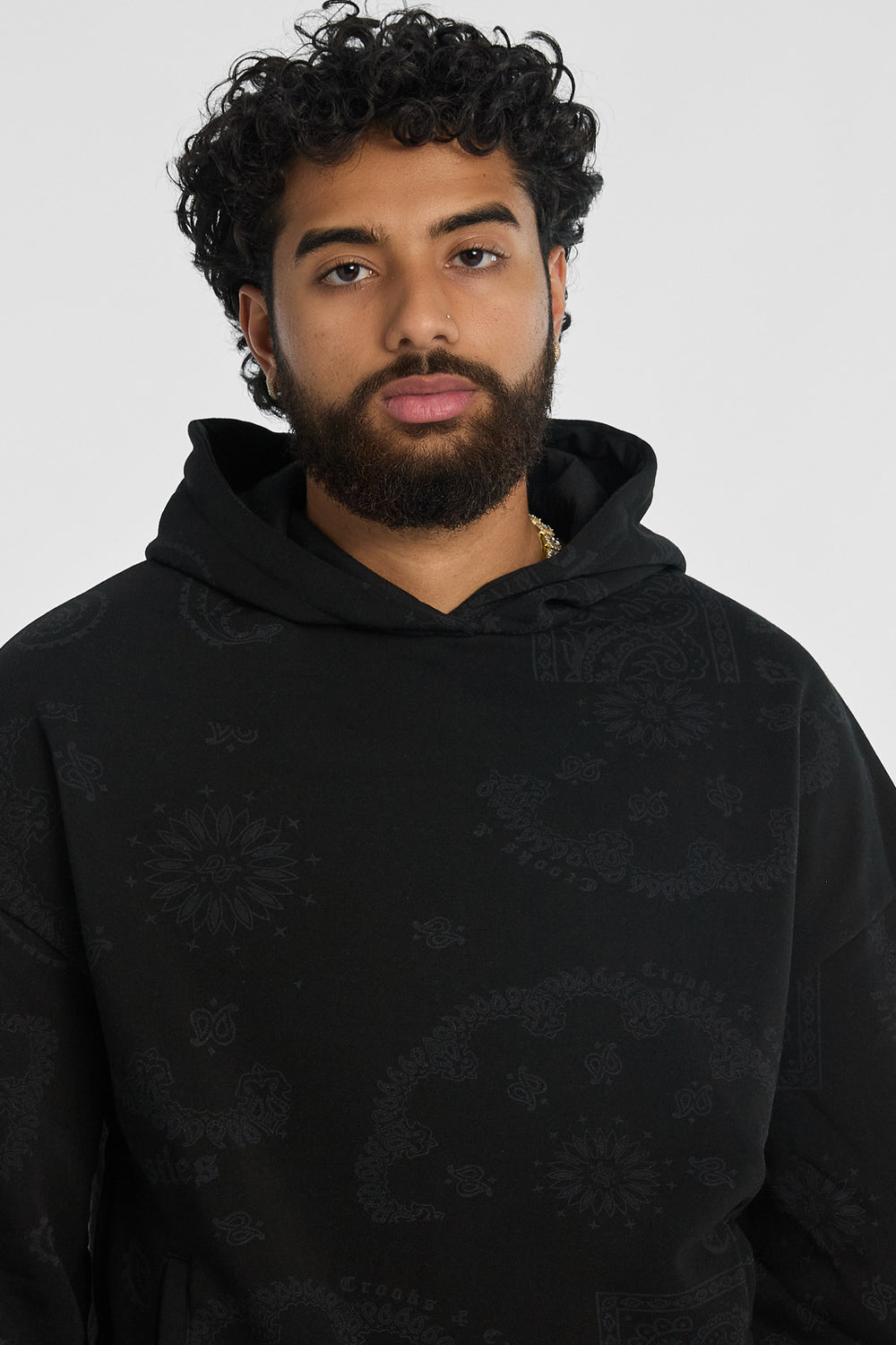 Haut à capuchon à motif paisley Crooks & Castles homme Haut à capuchon à motif paisley Crooks & Castles homme