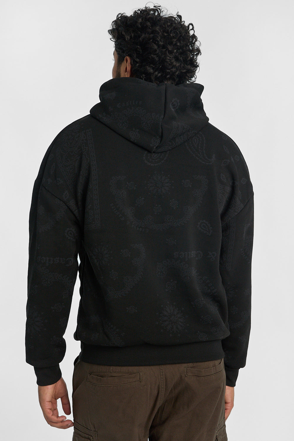 Haut à capuchon à motif paisley Crooks & Castles homme Haut à capuchon à motif paisley Crooks & Castles homme