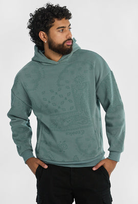 Haut à capuchon à motif paisley Crooks & Castles homme