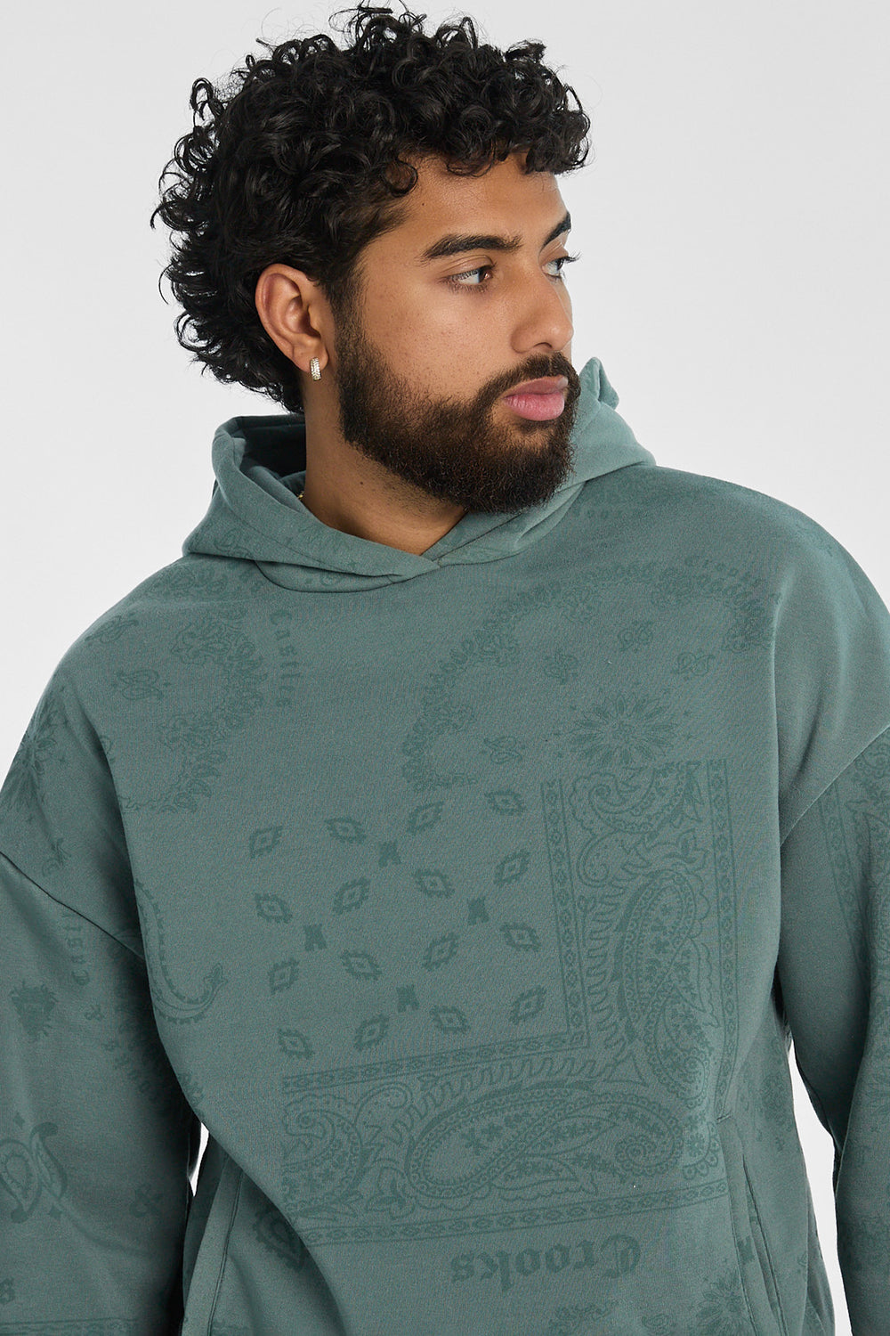 Haut à capuchon à motif paisley Crooks & Castles homme Haut à capuchon à motif paisley Crooks & Castles homme