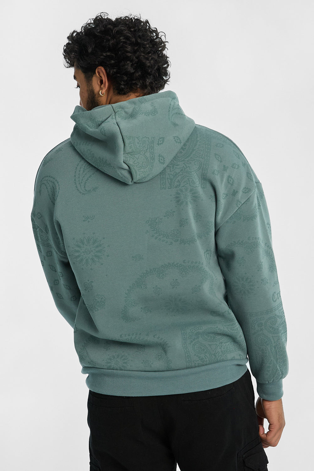 Haut à capuchon à motif paisley Crooks & Castles homme Haut à capuchon à motif paisley Crooks & Castles homme
