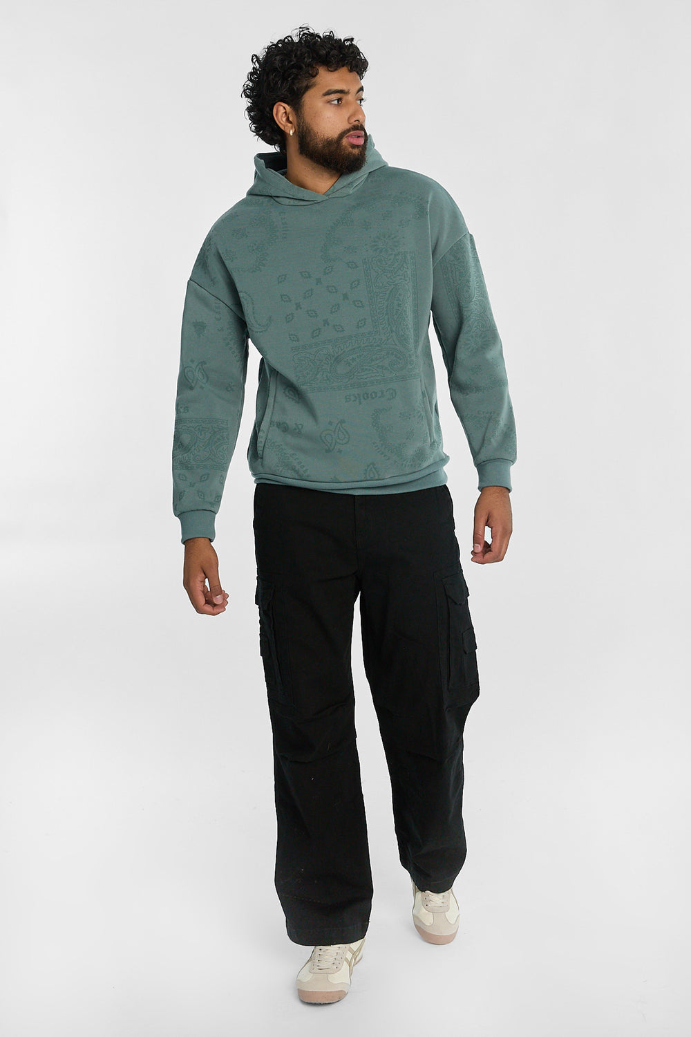 Haut à capuchon à motif paisley Crooks & Castles homme Haut à capuchon à motif paisley Crooks & Castles homme
