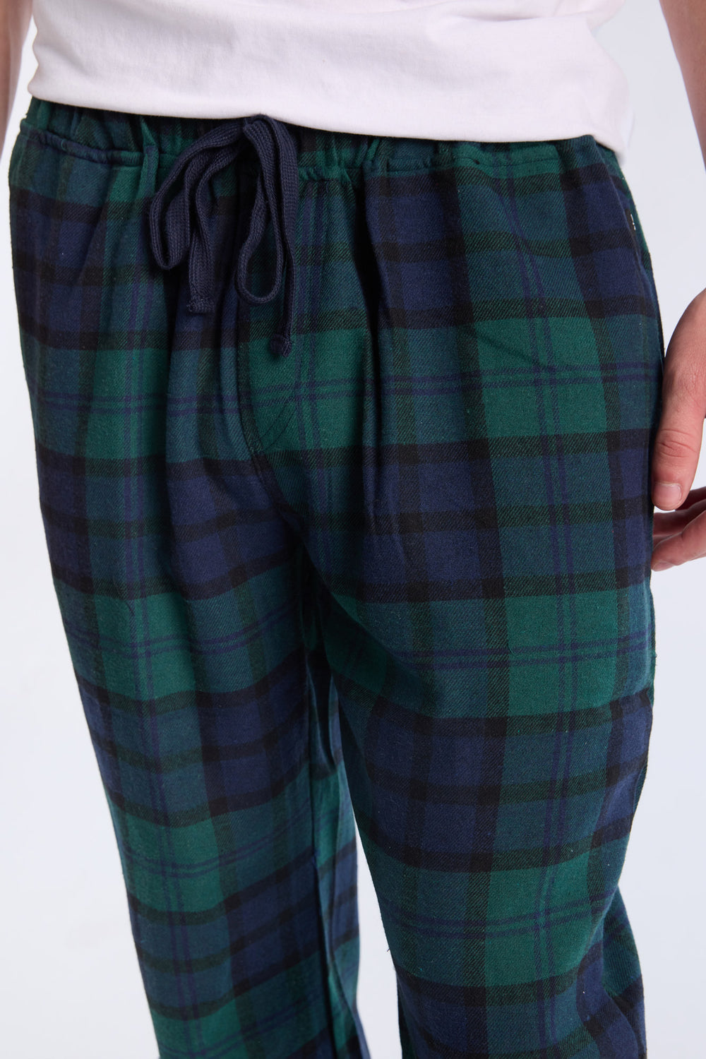 West49 Mens Green Plaid Pajama Bottoms West49 Mens Green Plaid Pajama Bottoms