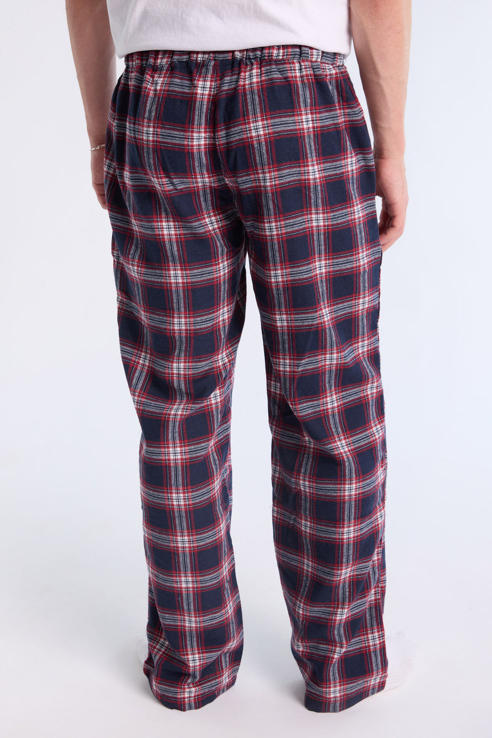 West49 Mens Navy Plaid Pajama Bottoms West49 Mens Navy Plaid Pajama Bottoms