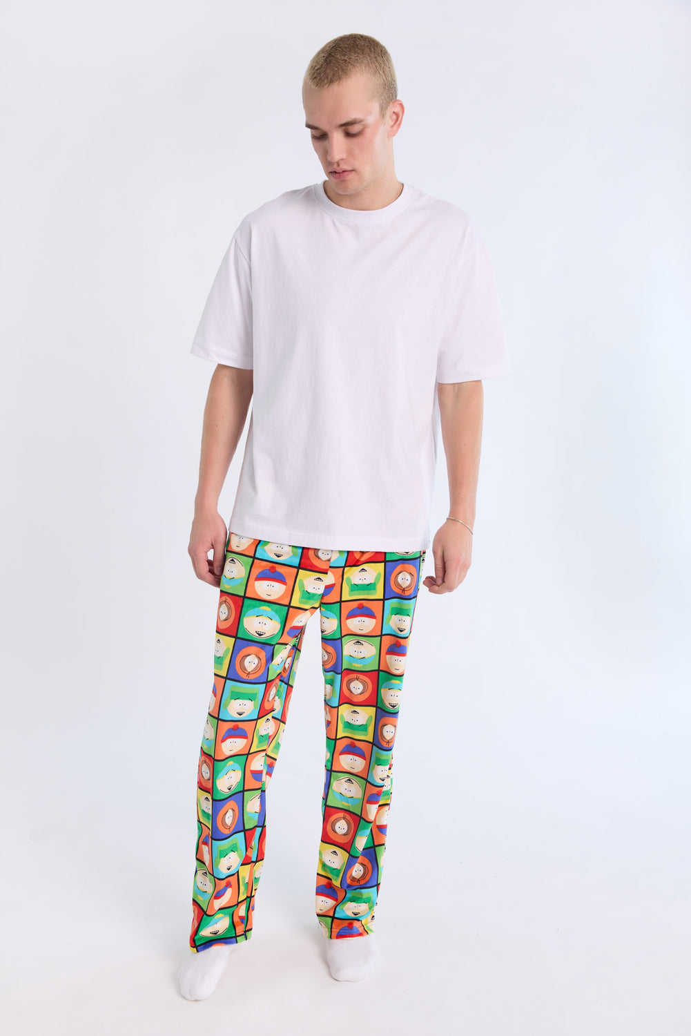 Bas de pyjama en polaire imprimé South Park homme Bas de pyjama en polaire imprimé South Park homme