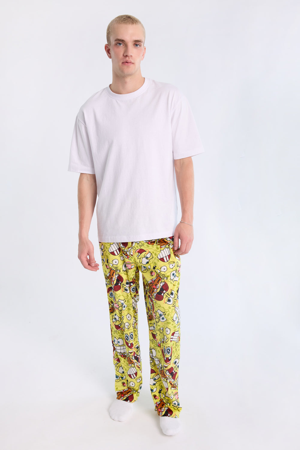 Mens SpongeBob SquarePants Pajama Bottoms Mens SpongeBob SquarePants Pajama Bottoms