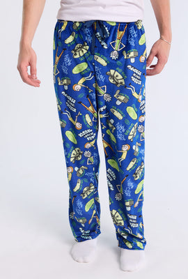 Bas de pyjama en polaire imprimé Rick And Morty homme