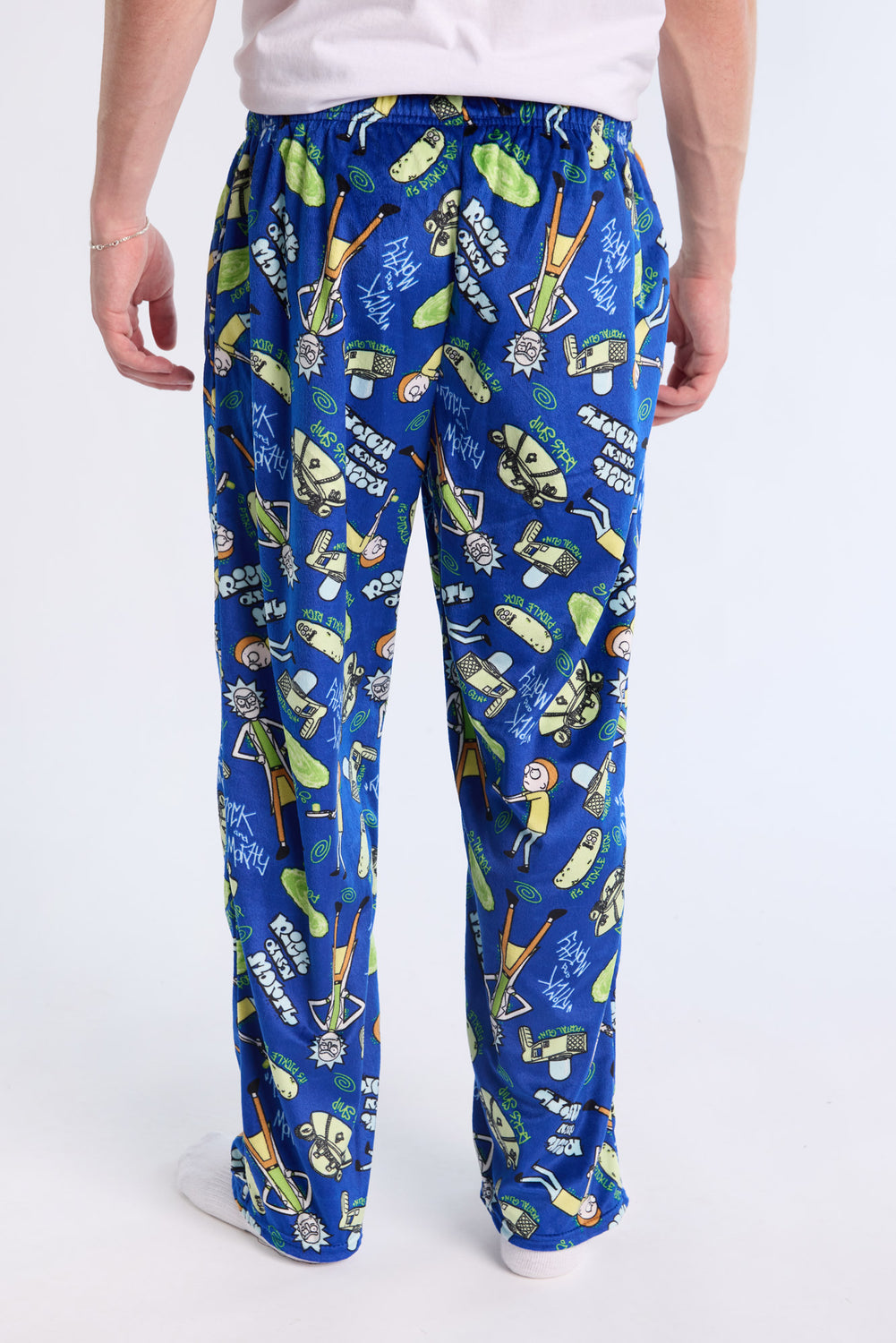 Bas de pyjama en polaire imprimé Rick And Morty homme Bas de pyjama en polaire imprimé Rick And Morty homme