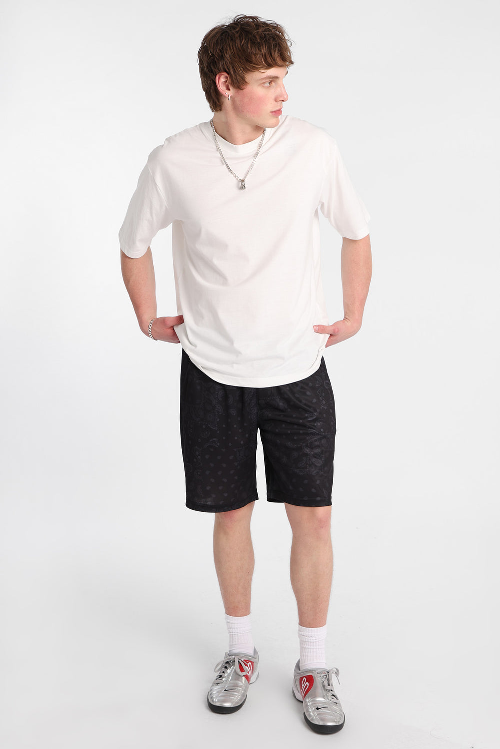 Arsenic Bandana Mesh Shorts Arsenic Bandana Mesh Shorts