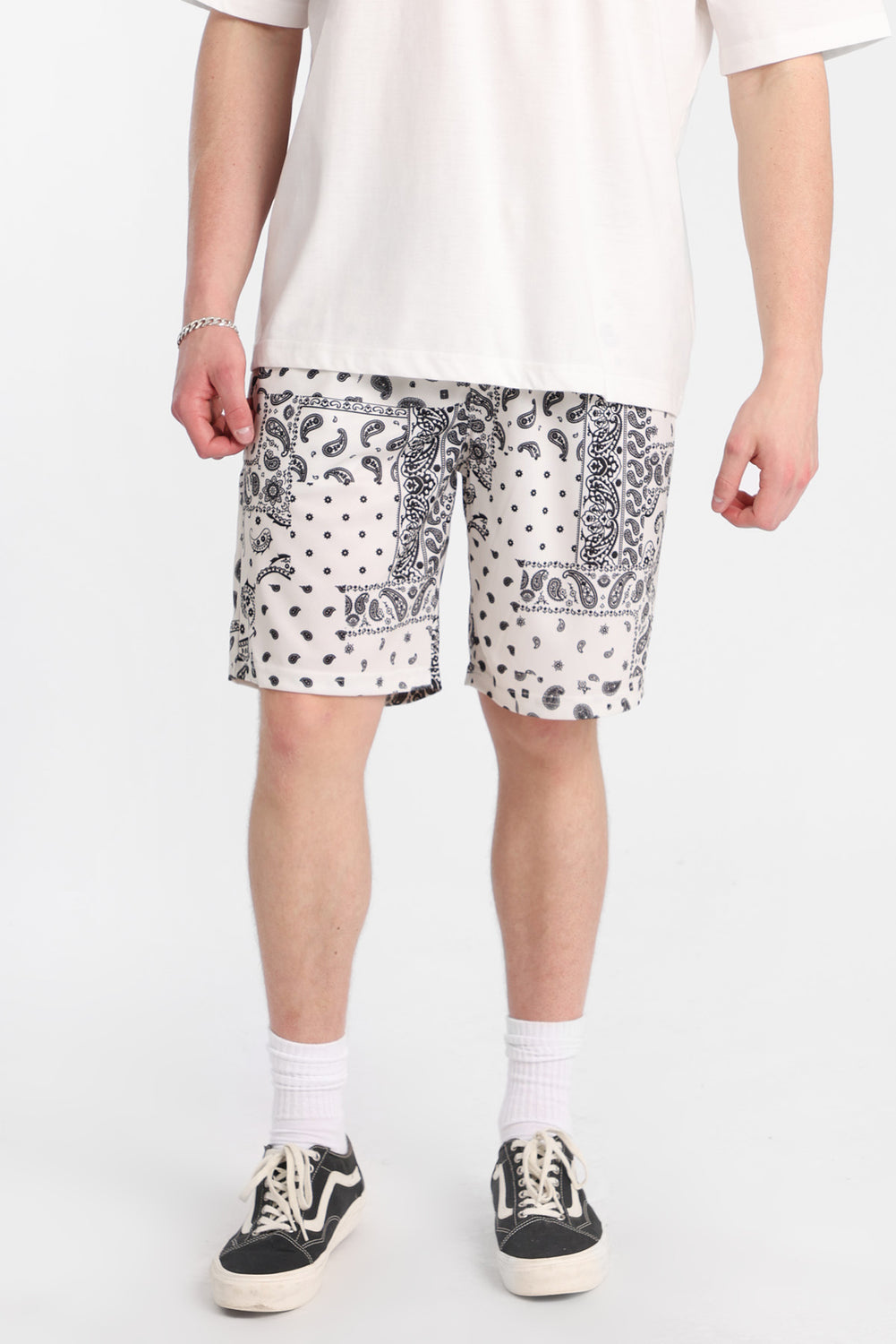 Arsenic Bandana Mesh Shorts Arsenic Bandana Mesh Shorts