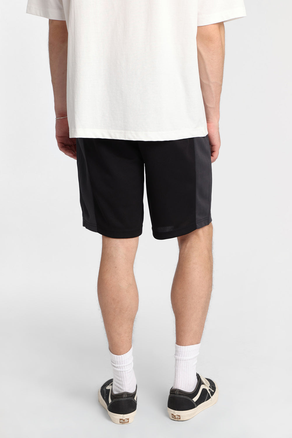 Arsenic Colour Block Mesh Shorts Arsenic Colour Block Mesh Shorts