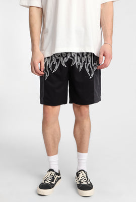 Arsenic Colour Block Mesh Shorts