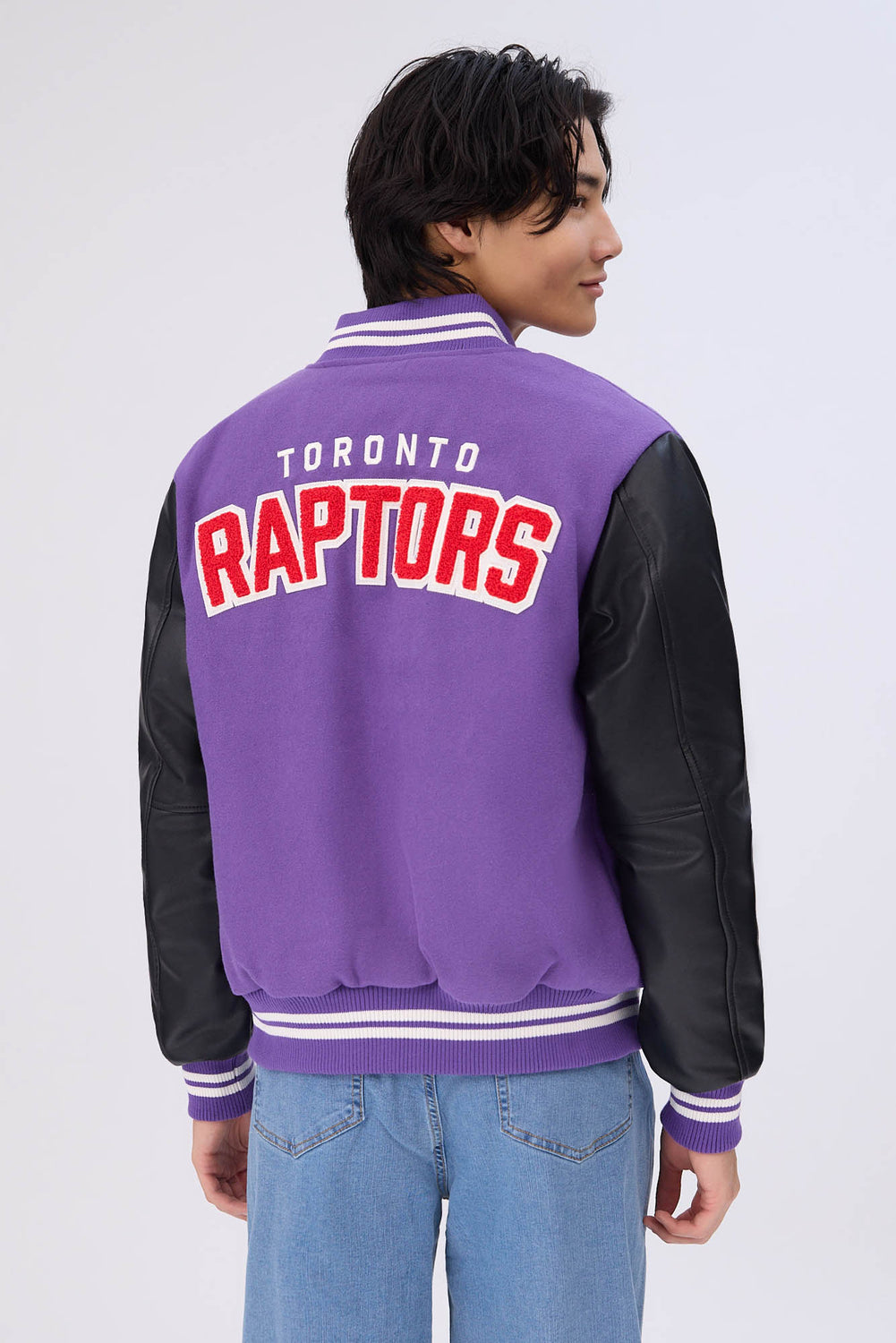 Veste bomber universitaire Toronto Raptors homme Veste bomber universitaire Toronto Raptors homme