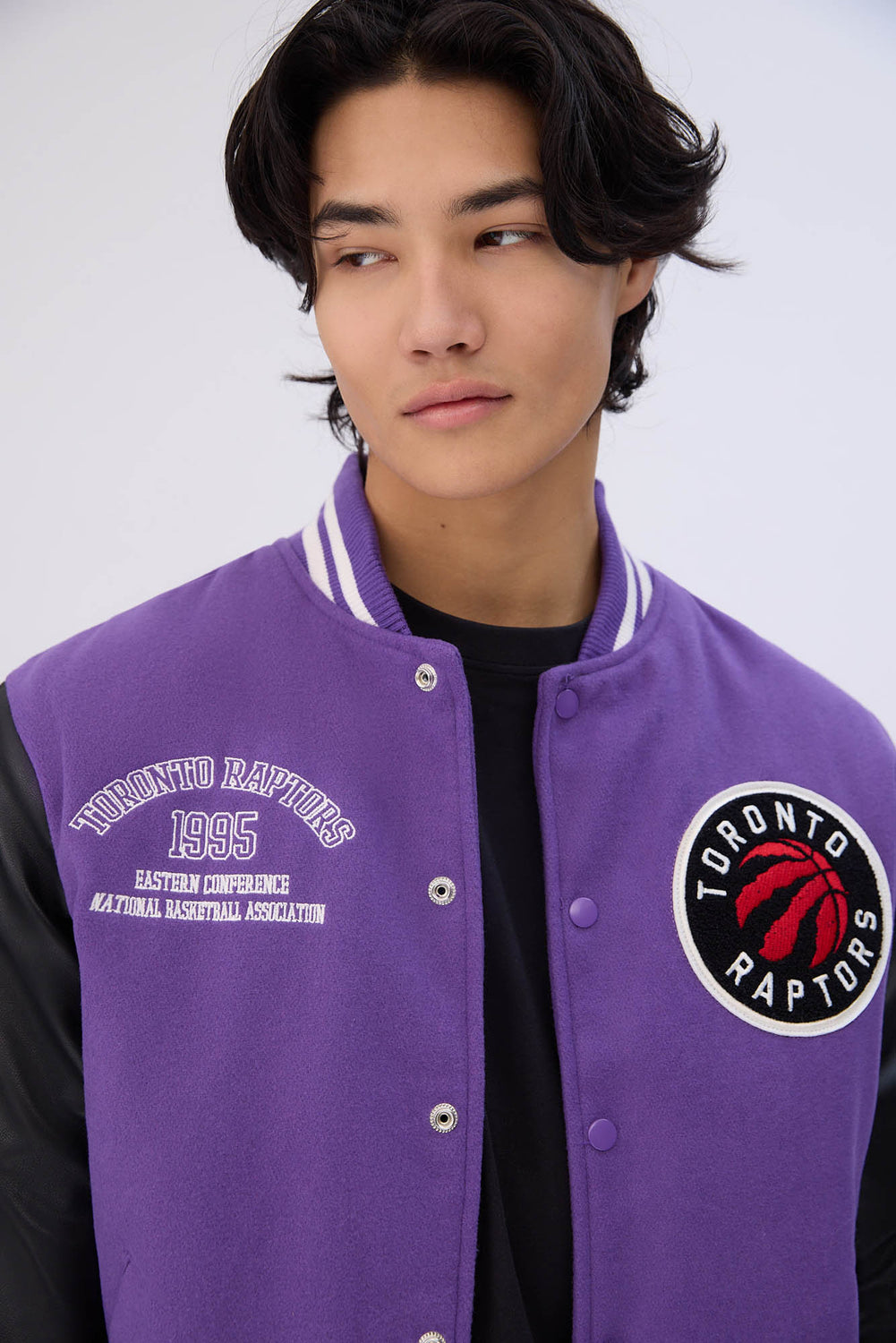 Veste bomber universitaire Toronto Raptors homme Veste bomber universitaire Toronto Raptors homme