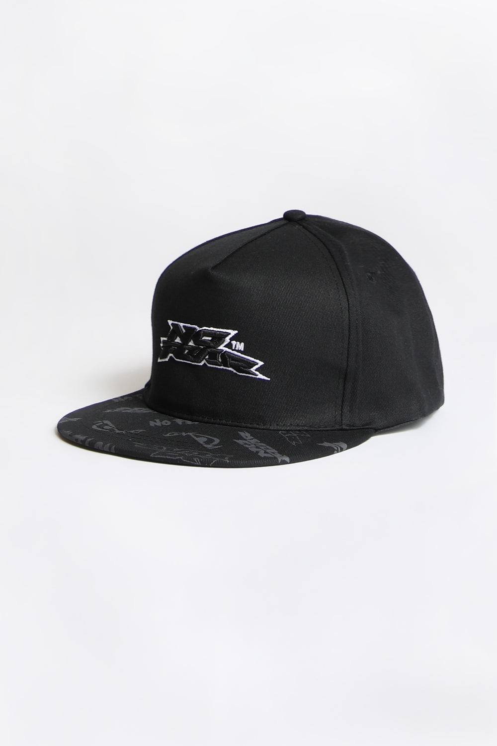 No Fear Mens Embroidered Logo Flat Brim Hat No Fear Mens Embroidered Logo Flat Brim Hat