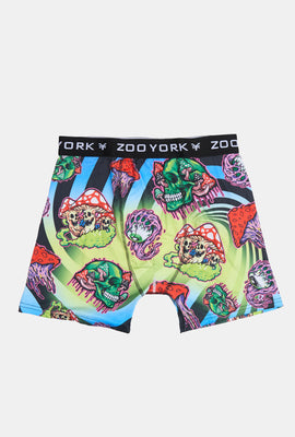 Zoo York Mens Skulls & Mushrooms Boxer Brief