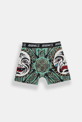 Arsenic Kaleidoscope Mask Printed Boxer Brief