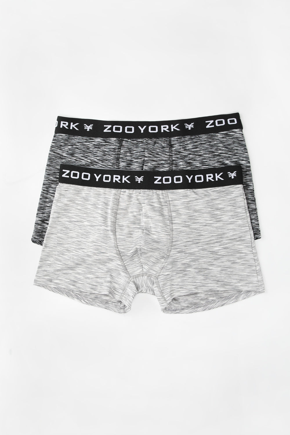 Zoo York Mens 2-Pack Space Dye Boxer Briefs Black