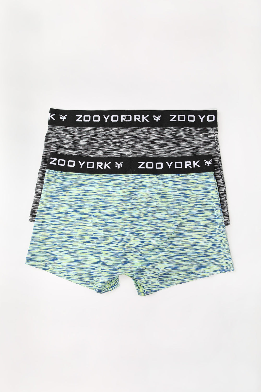 2 Paires de Boxers Space Dye Zoo York Homme Vert