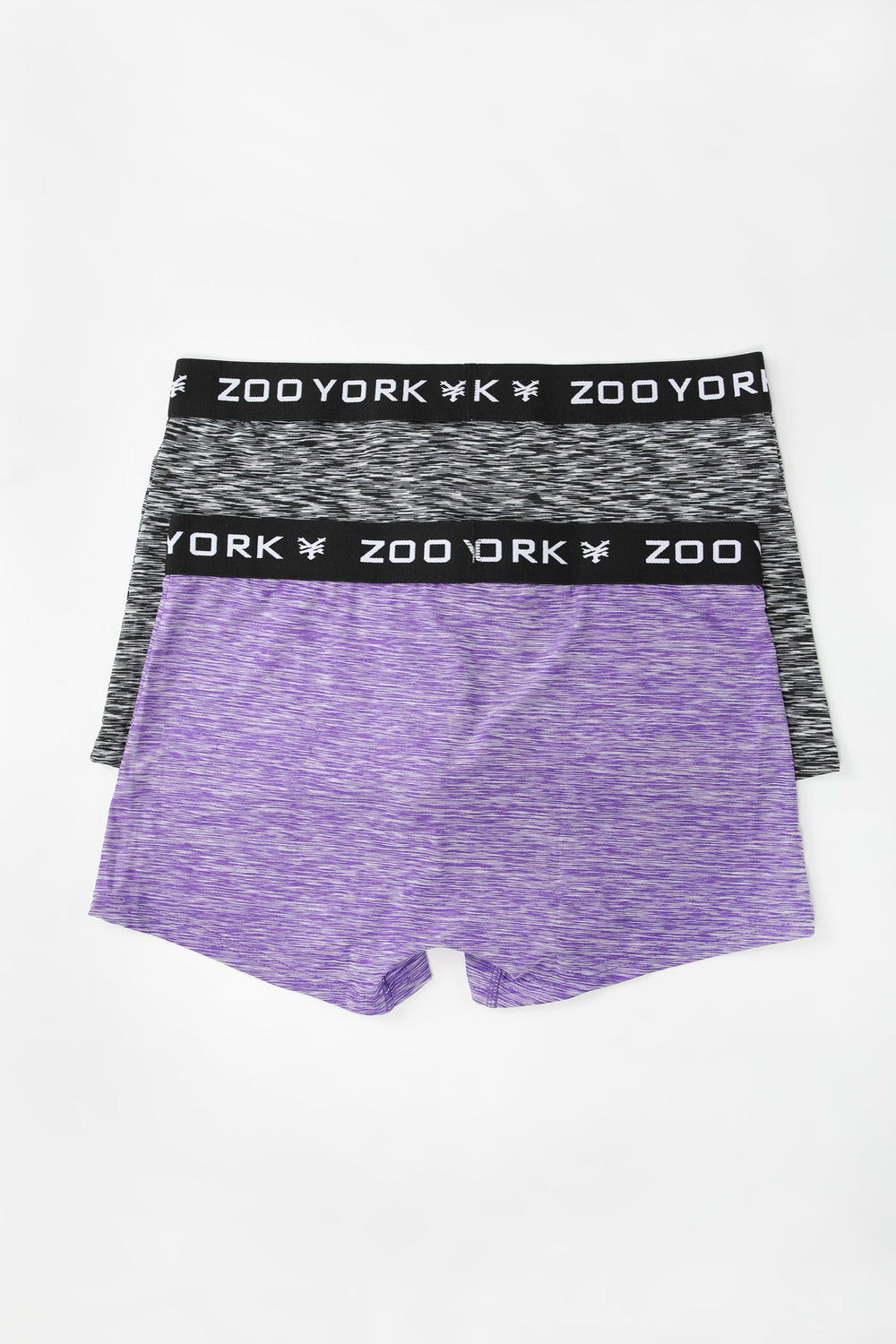 Zoo York Mens 2-Pack Space Dye Boxer Briefs Purple