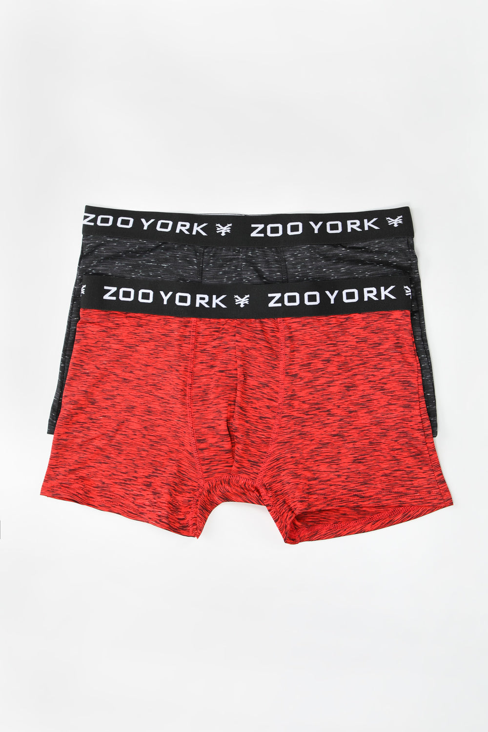 2 Paires de Boxers Space Dye Zoo York Homme Rouge