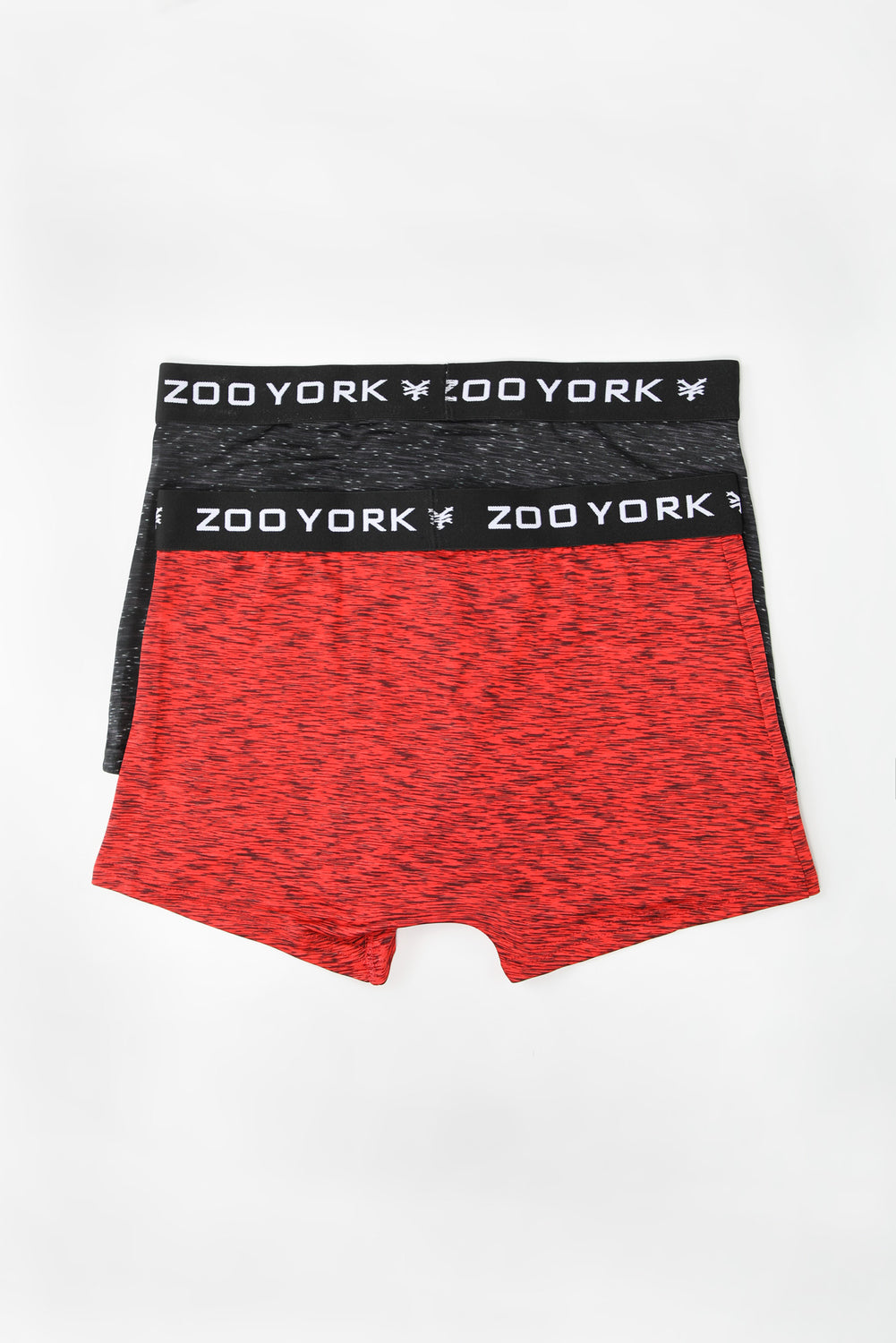 Zoo York Mens 2-Pack Space Dye Boxer Briefs Red