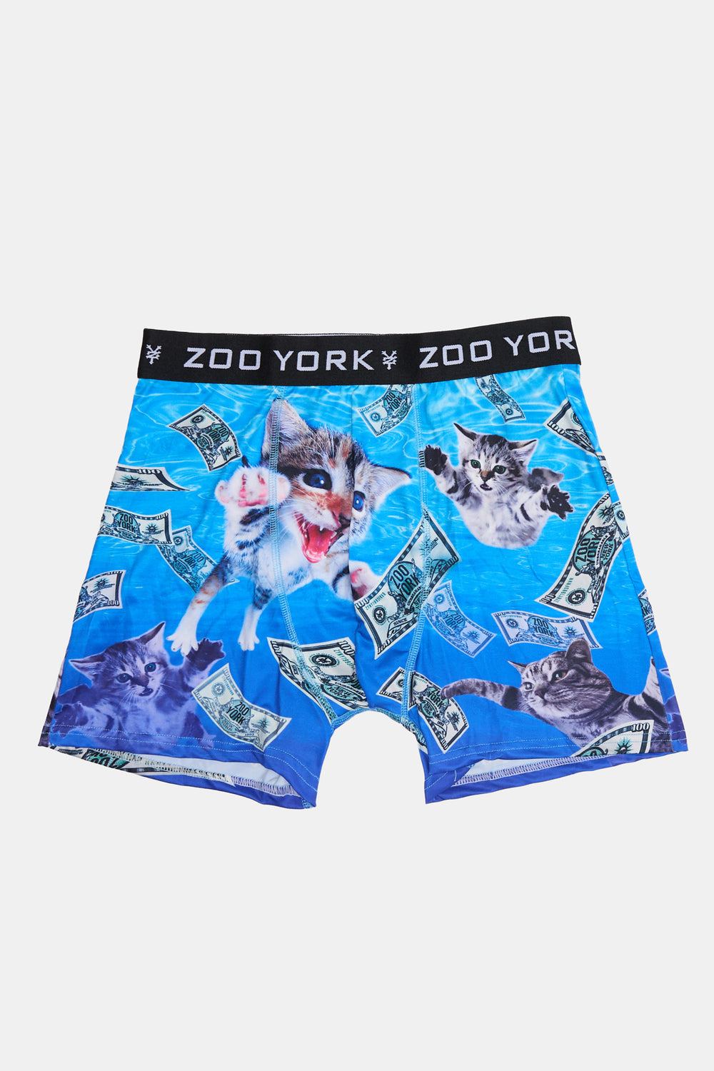 Zoo York Mens Kittens and Dollars Boxer Brief Zoo York Mens Kittens and Dollars Boxer Brief