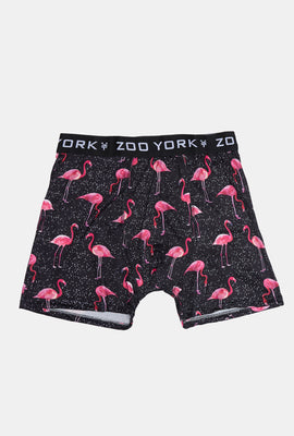 Zoo York Mens Pink Flamingo Boxer Brief